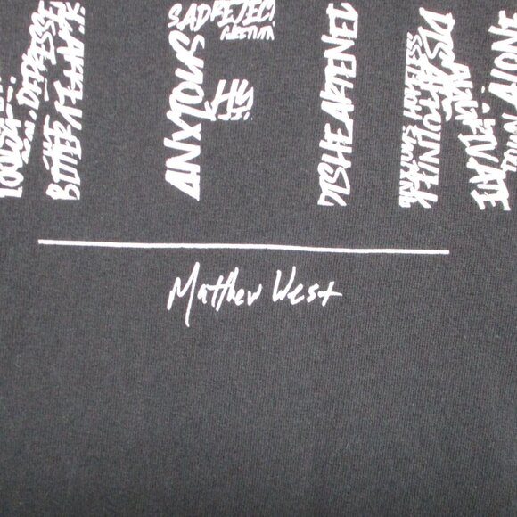 Gildan Mathew West I'm Fine Graphic Print Quote Black Men Size | XXL - Picture 4 of 13